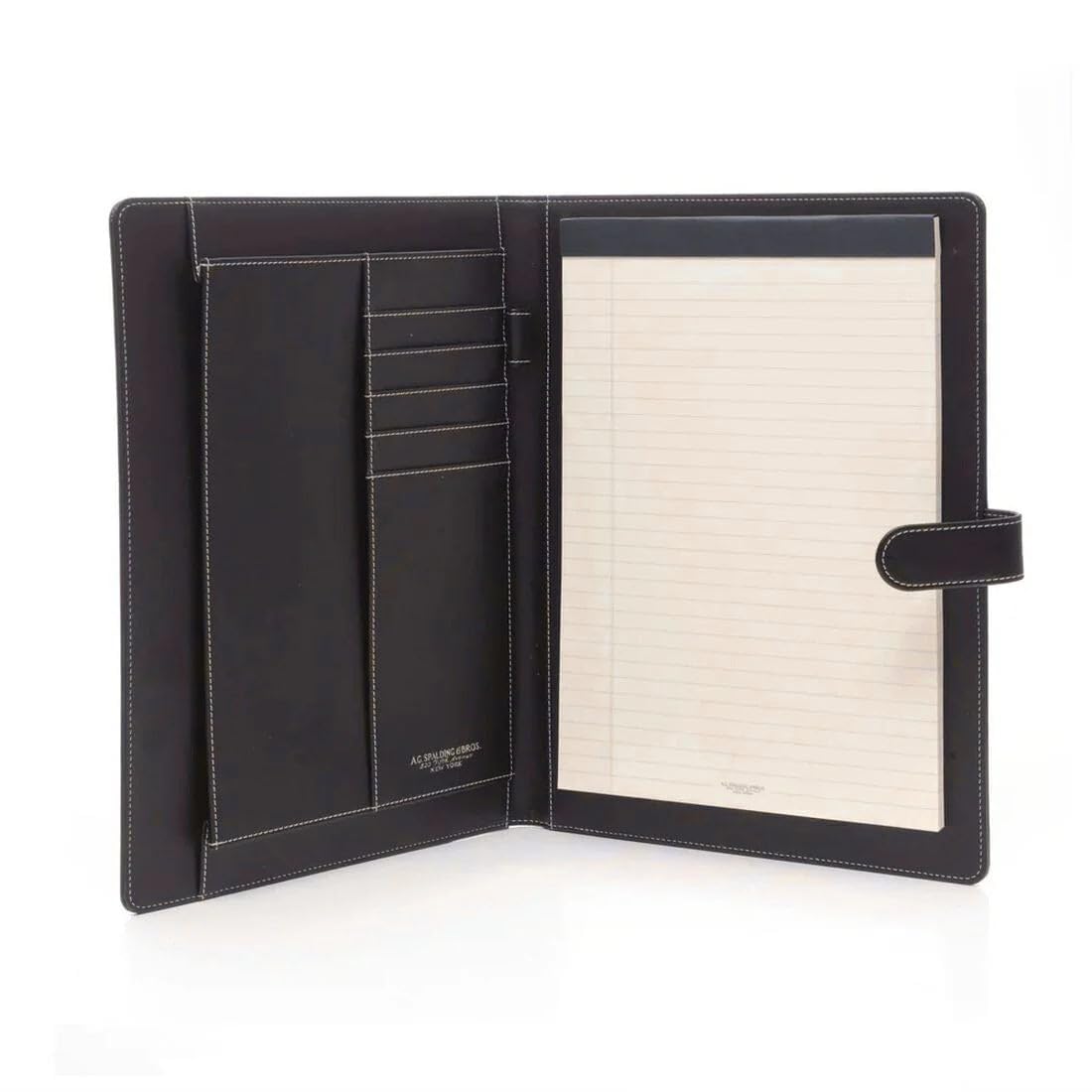 A.g. Spalding&Bros. Portadocumenti A4 Stile Office Elegante in Pelle Nero 26x35 Cm 173224P900