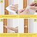 Fu Store Rubber Bumpers Clear Self Adhesive Bumper Noise Dampening Buffer Pads 100PCS 3/8 Inch Protection for Cabinet Door Drawer Wooden Floor-Hemispherical