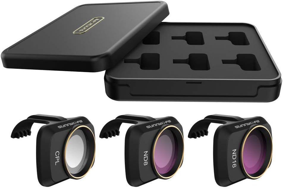 Littleice Professional Gimbal Lens Filter for DJI Mavic Mini Drone Accessories (CPL+ND8+ND16)