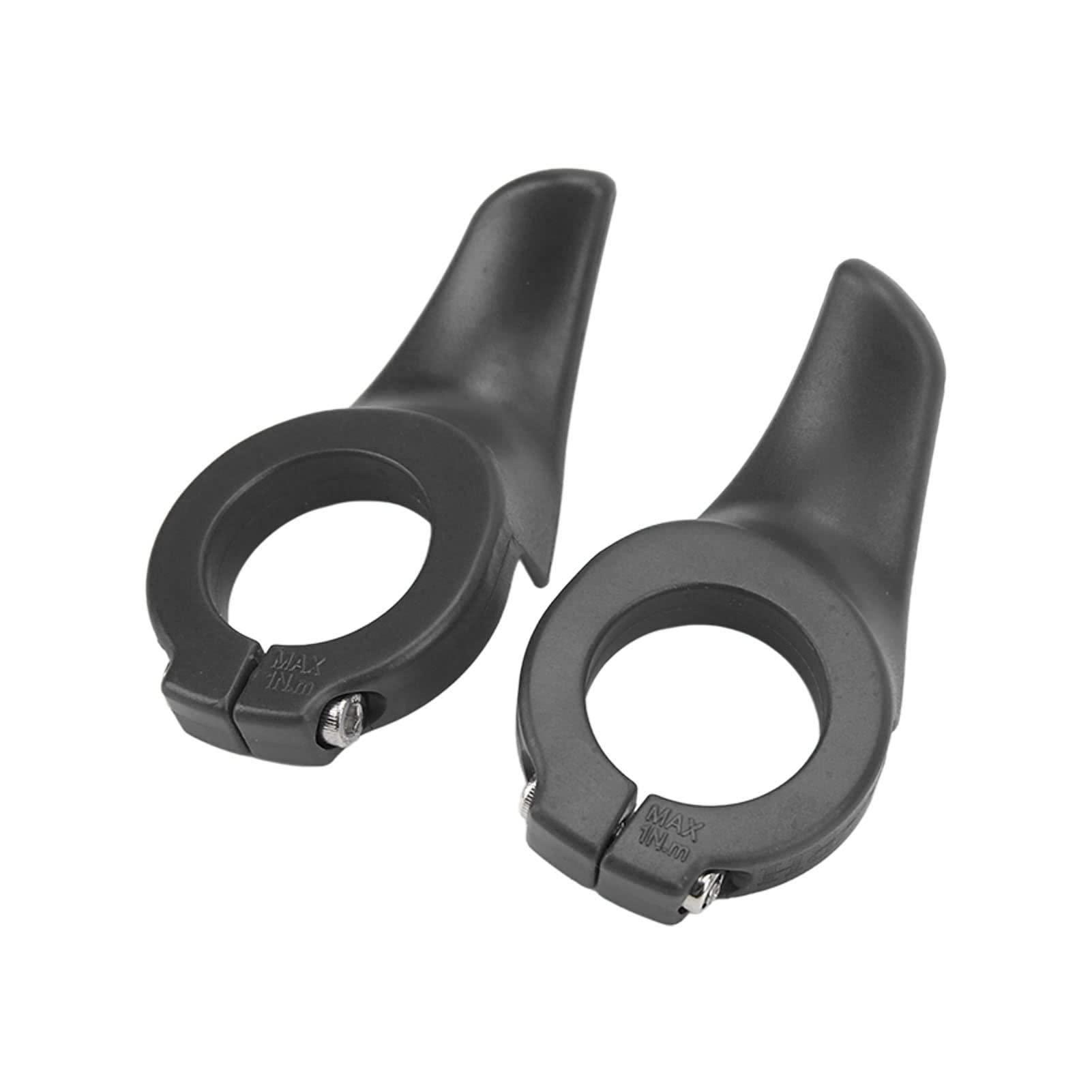 SPYMINNPOO Bike Handlebar Thumb Rest, 1 Pair, Compatible with Mountain & Road Bikes, Nylon Material, Black
