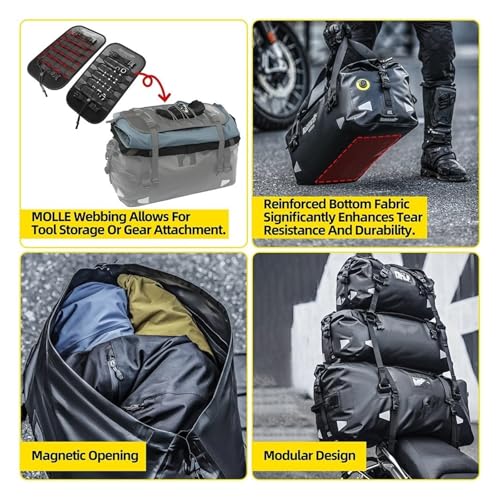 Equipaje Sillín Trasero Grande para Viaje Larga Distancia 5