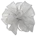 Offray Wired Edge Encore Sheer Craft Ribbon, 1-1/2-Inch Wide by 25-Yard Spool, Silver