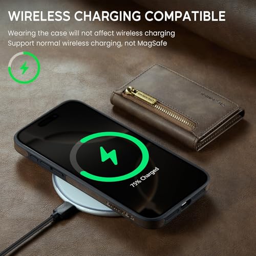 Étui portefeuille iPhone 16 Plus idéal pour le bureau - 4