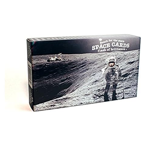 Flash of Brilliance Outer Space Flash Cards with Planets, NASA Satelites and Space Craft, Galaxies, and Moons by The Company Cover