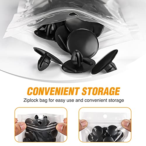 Image of GOOACC 50pcs Hood Insulation Retainer 7mm for Toyota 90467-09050 90467-A0003 GM 88970747 94858509 Lexus Scion