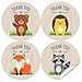 2 Inch Woodland Thank You Stickers - Woodland Theme Baby Shower Labels Favors Decorations - 40 Stickers