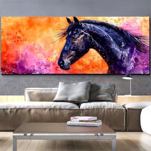 Peinture Diamant Cristal Strass Mefooge Cheval : Kit Complet Premium L514