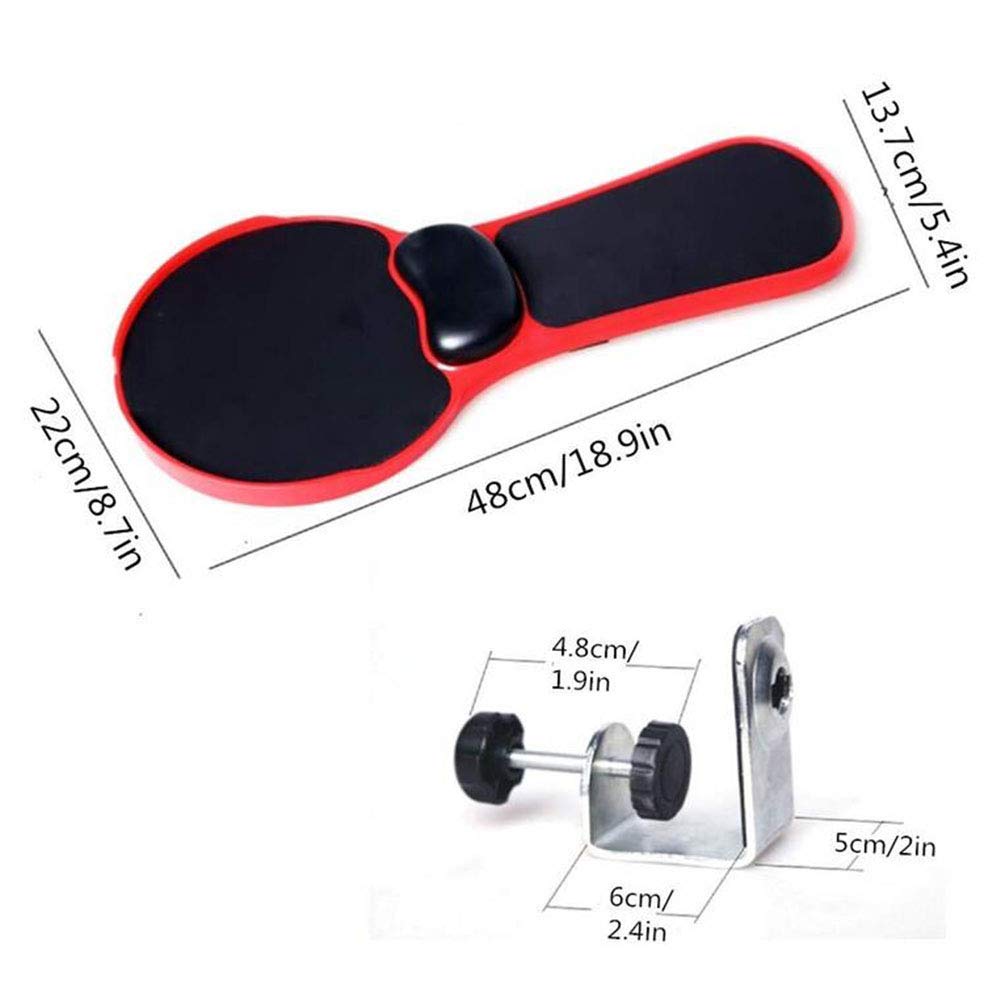 Extensor de reposabrazos Ajustable para Escritorio de computadora, Almohadilla de Soporte para reposamuñecas para el hogar y la Oficina, 18 * 22 * ​​13,7 CM