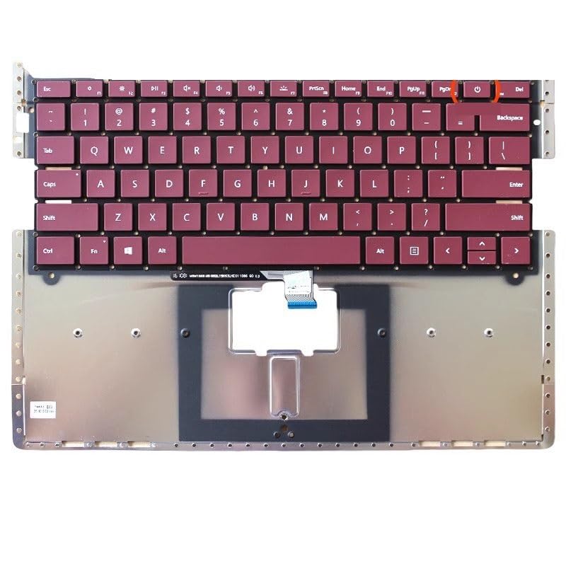 Clavier Surface 13,5 1769 rouge AZERTY US pièces de rechange pour PC portable Microsoft