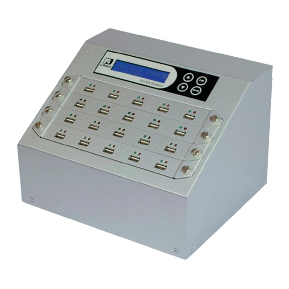 U-Reach Intelligent 9 Series (UB920S) - Silver Standard 1-19 Target USB Flash Memory/Pen Drive/External USB Hard Drive Duplicator