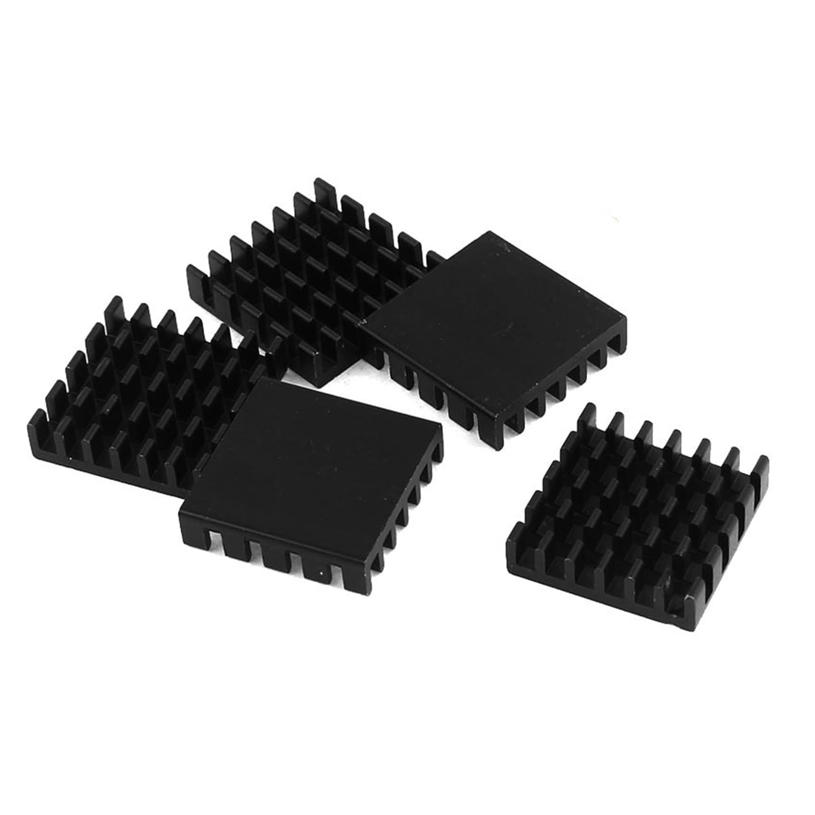 Dissipateur thermique carte graphique anti-surchauffe, radiateur aluminium noir 20x20x6mm
