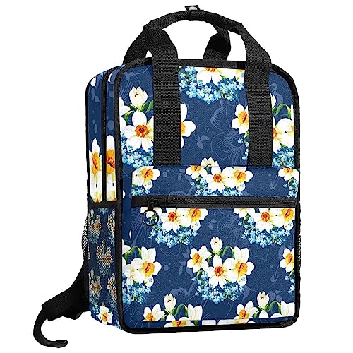 Sac à dos pour garçons fleurs et jonquilles pour soulager le dos