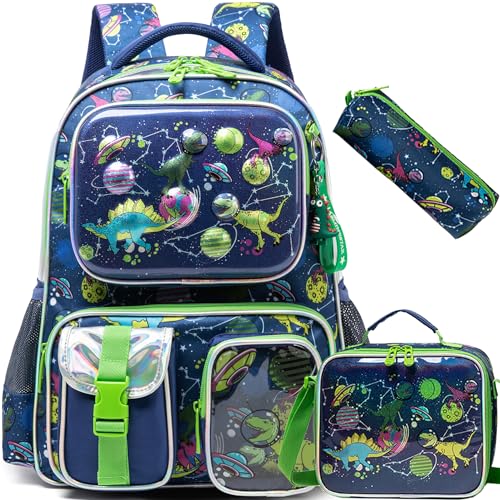 Meetbelify Mochilas escolares fofas para meninas e meninos para estudantes do ensino fundamental, 8