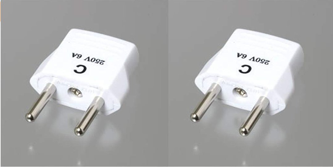 Amazon.co.jp｜【2個セット】海外用電源プラグCタイプ｜旅行用品