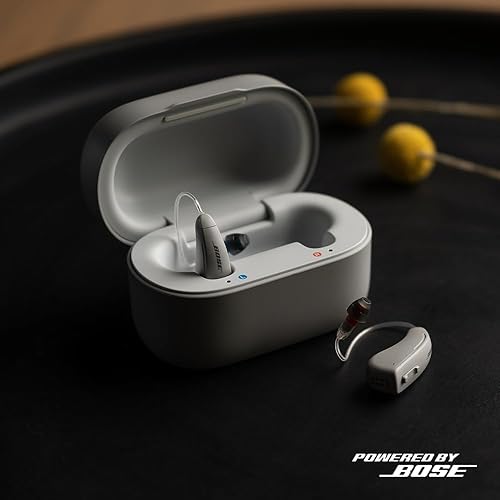 Miniatura 8 de Lexie Audífonos B2 Plus OTC impulsados por Bose - Audífonos recargables para personas mayores, funda de carga inalámbrica de 18 horas, audífonos con