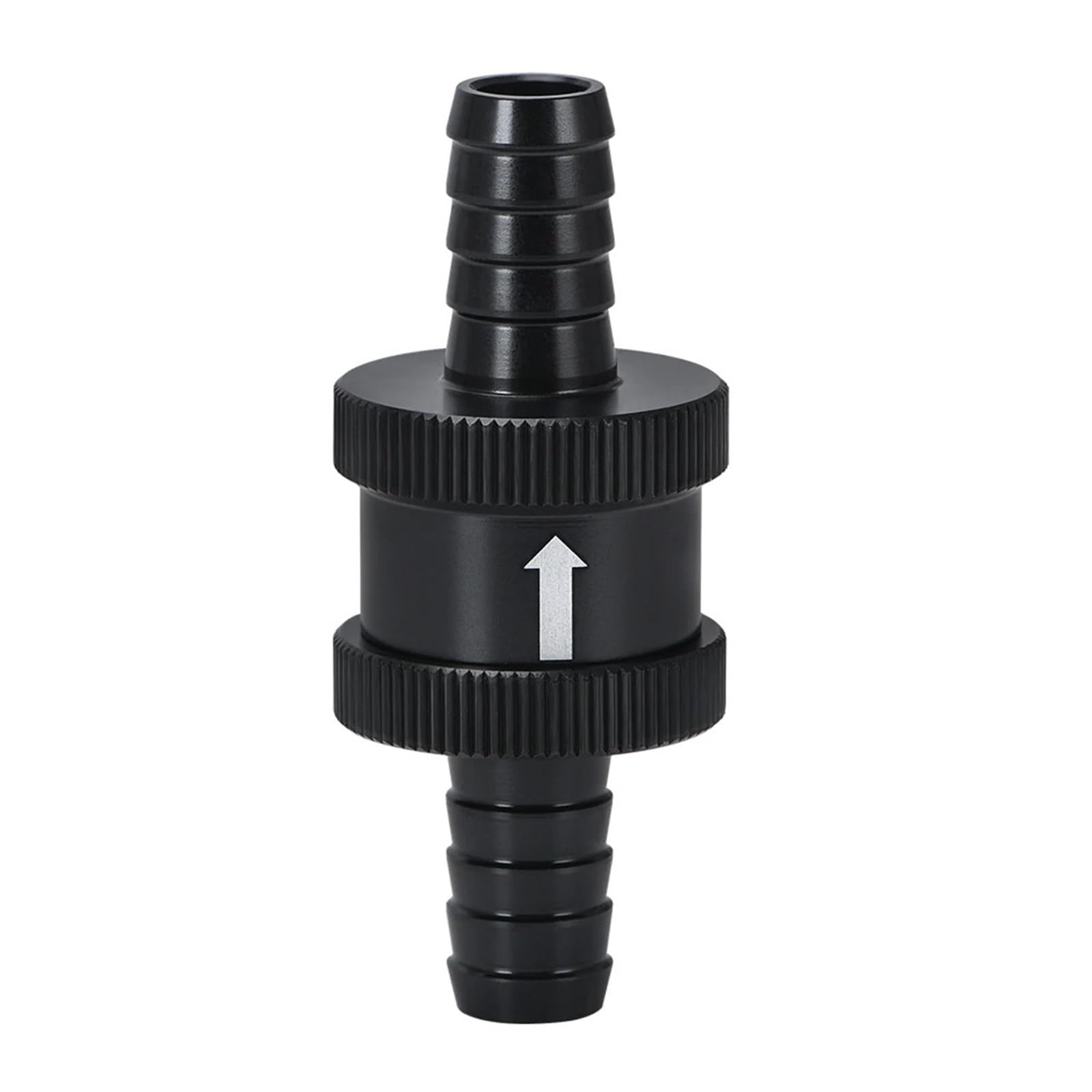 Uyzndkvsi Black 3/8" 10Mm Non Return 1-Way Check Valve Aluminium