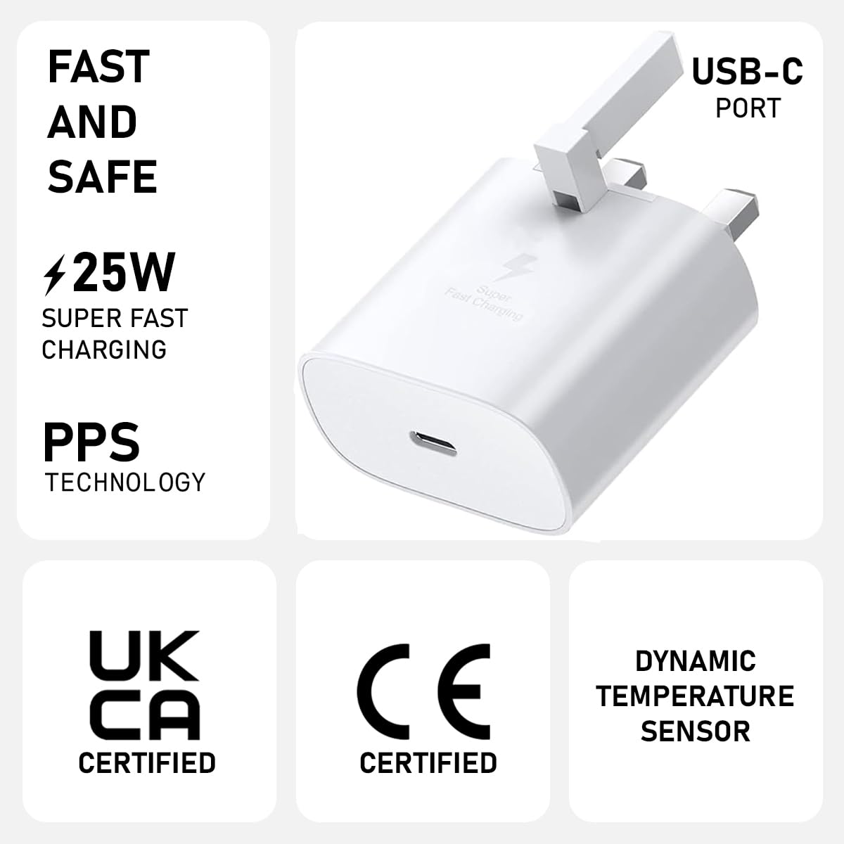Galaxy A17/A17 5G/A16/A16 5G/A15/A15 5G Tipo C Cavo di ricarica ad alta velocità Cavo di ricarica ad alta velocità di trasferimento dati, caricabatterie USB, power bank e altri dispositivi per Samsung