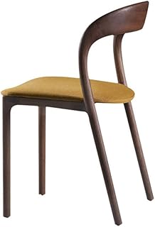 DENGSHENG SHOPS Suave Bolsa de café Bar Bar Sala de Estar Silla de Madera Maciza de Fresno cojín Suave Color de Madera luz Estilo