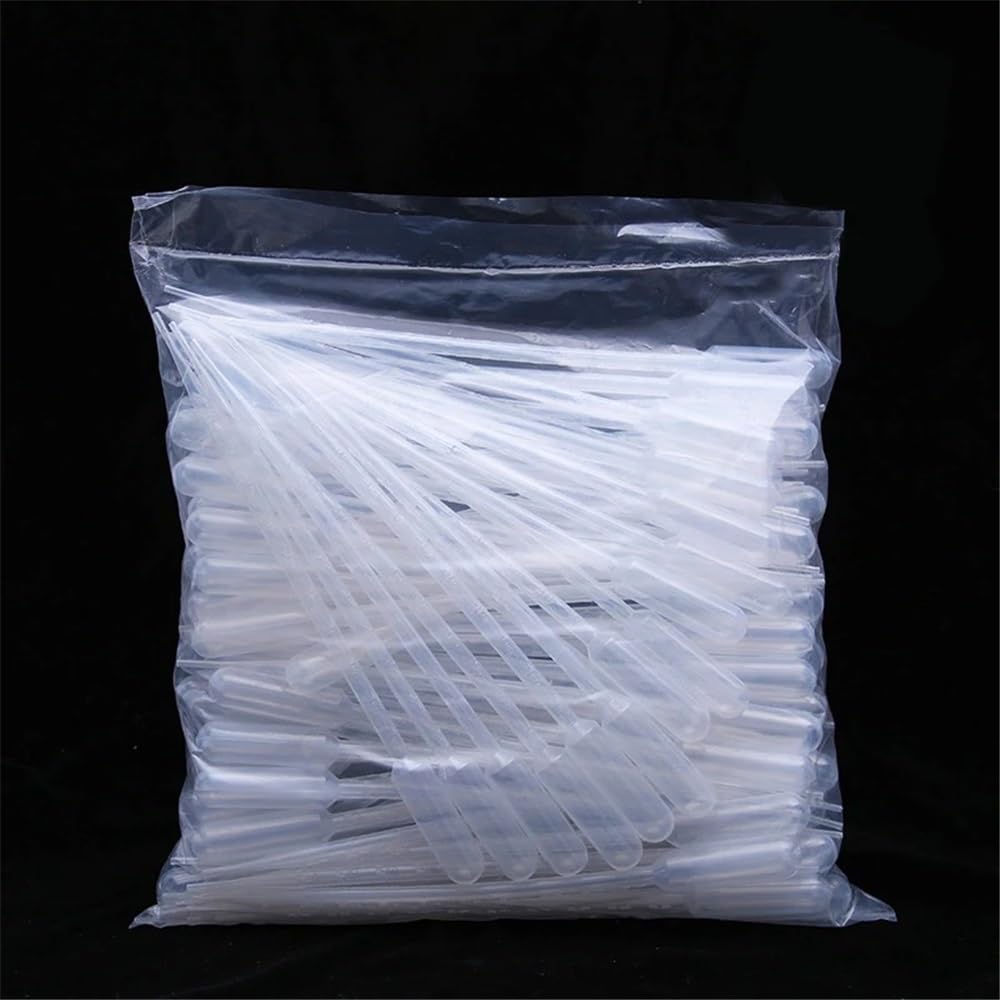 Cristalería de Laboratorio Pipetas de plástico desechables de 10 ml, gotero graduado, transparentes, suministros for experimentos de laboratorio, 50 a 1000 unidades(500 pieces)
