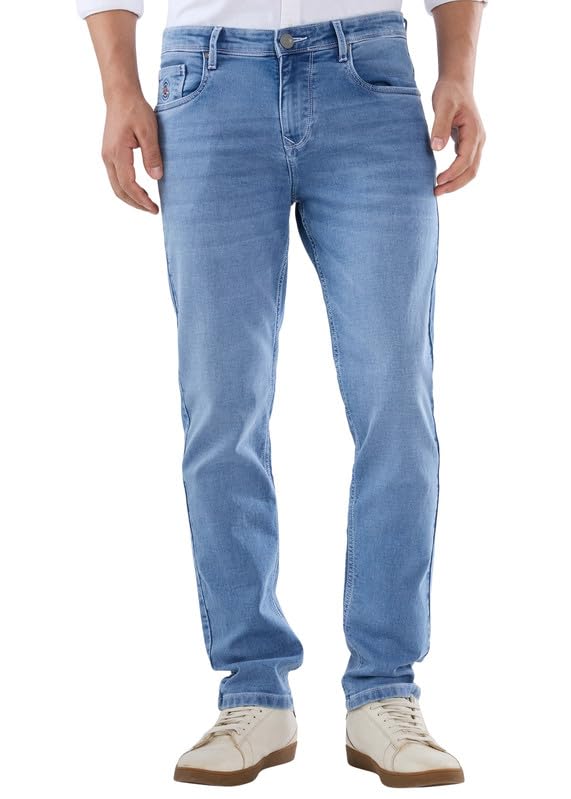 Image of Nostrum Dolovi D Men's Regular Fit Jeans | Mid Rise Stretchable Denim