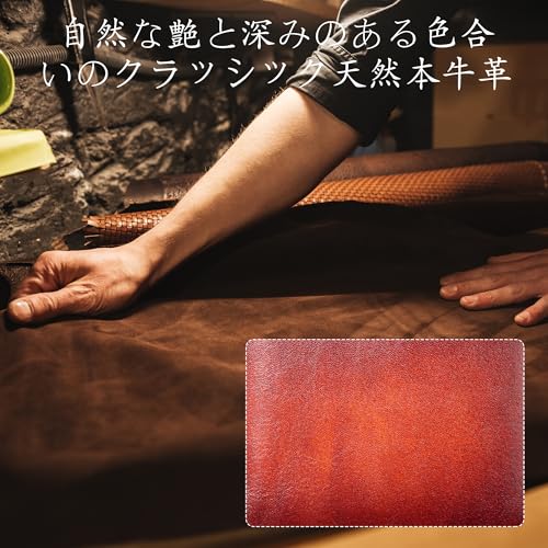 DCLKO 財布 メンズ 2つ折り ミニ財布 カードケース 大容量 レザー 本革 メンズ財布 コンパクト 革 軽い メンズ 折りたたみ財布 小さい さいふ の商品画像 7