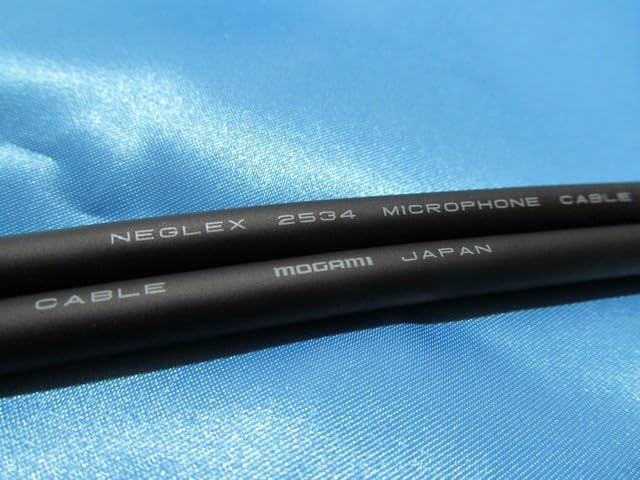[AUDIO YAMATO] XLRケーブル 1本 | ブランド：MOGAMI モガミ 2534 (ケーブル色:黒) | プラグ：g