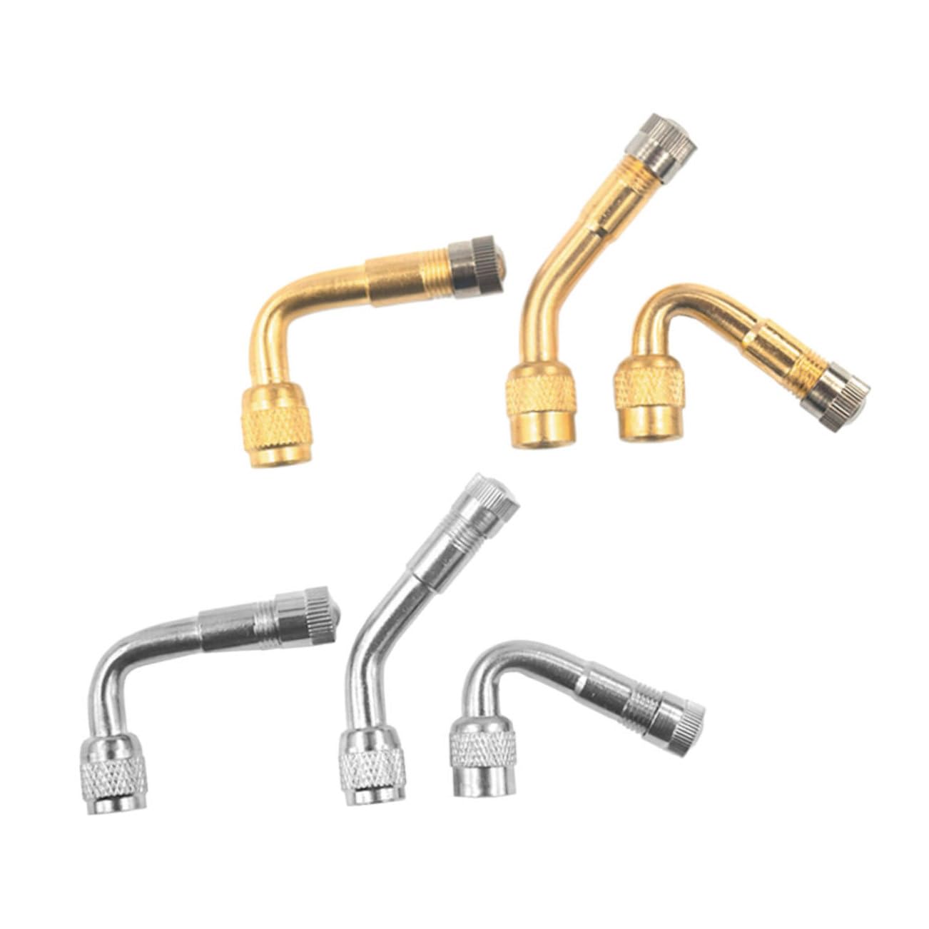ULTECHNOVO 30 STK Verlängerungsrohr für aufblasbare Düse reifenventil Adapter Reifenventilverlängerung Ventilschaftverlängerungen Zubehör für Reifenventile Luftreifenverlängerungen Kupfer