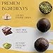 BEEMAX Dubai Style Chocolate Truffles, Made with Premium Milk, Pistachio Cream & Crunchy Kadaifi, Middle Eastern Gourmet, For Gift or Special Occasions, 4.24 oz Resealable Pouch