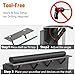 Soundbar Mount, No Drilling Steel TV Top Shelf Fits Most of Sound Bars Up to 15 Lbs, Universal Sound Bar TV Mount Bracket, Sound Bar Stand Compatible with Samsung, Sony, LG,Bose, 33.8x4.7inch