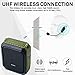 18W Wireless Bluetooth Waterproof Voice Amplifier Portable Headset Microphone with Speaker Small Personal Microphone for Teachers, Outdoors