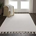 Nourison DWS06 Otto Area Rug, IVORY, 4' x 6'6"