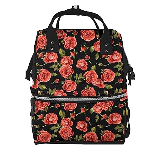 Sac à dos ordinateur portable fleurs sauvages multicolore école et voyage taille unique