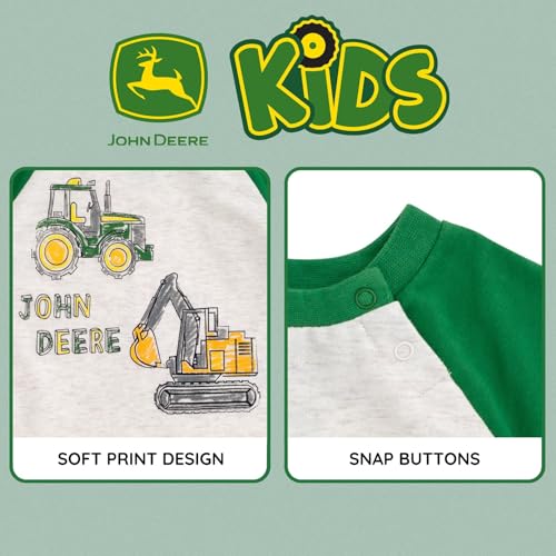 Image of John Deere Boys' 2-Piece T-Shirt and Shorts Set for Baby & Kids