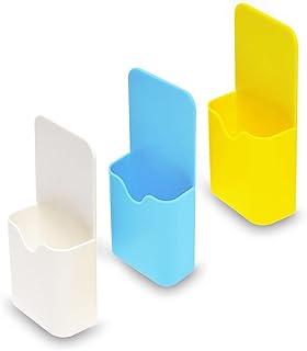 EDSRDRUS 3 pack Magnetic Marker Holder, Whiteboard Marker Holder, Magnetic Dry Erase Marker Holder, White Board Organizer ...