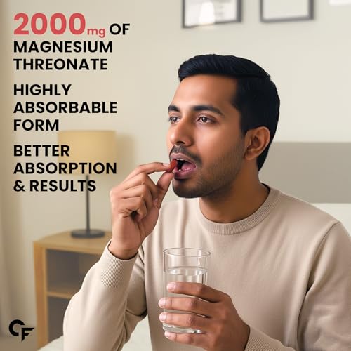 Image of Carbamide Forte Magnesium L Threonate | Magnesium Supplement Supports Muscle Recovery & Better Sleep - 60 Tablets (Pack of 2)