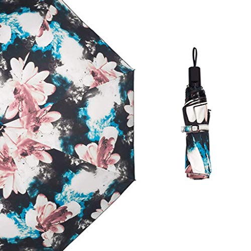 Parapluie pliable double couche vinyle écran solaire anti UV MU