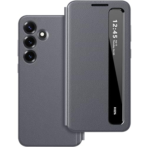 Étui Clear View Samsung S24 Plus pour rester connecté en déplacement