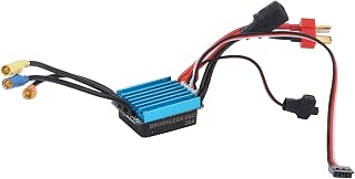 VGEBY Controlador RC sem escova, 25A durável, sem escova, controlador de velocidade ESC à prova d'água, peça de barco RC