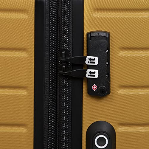 It Luggage Intervolve 32" Hardside Checked 8 Wheel Expandable Spinner, Old Gold #TOP3