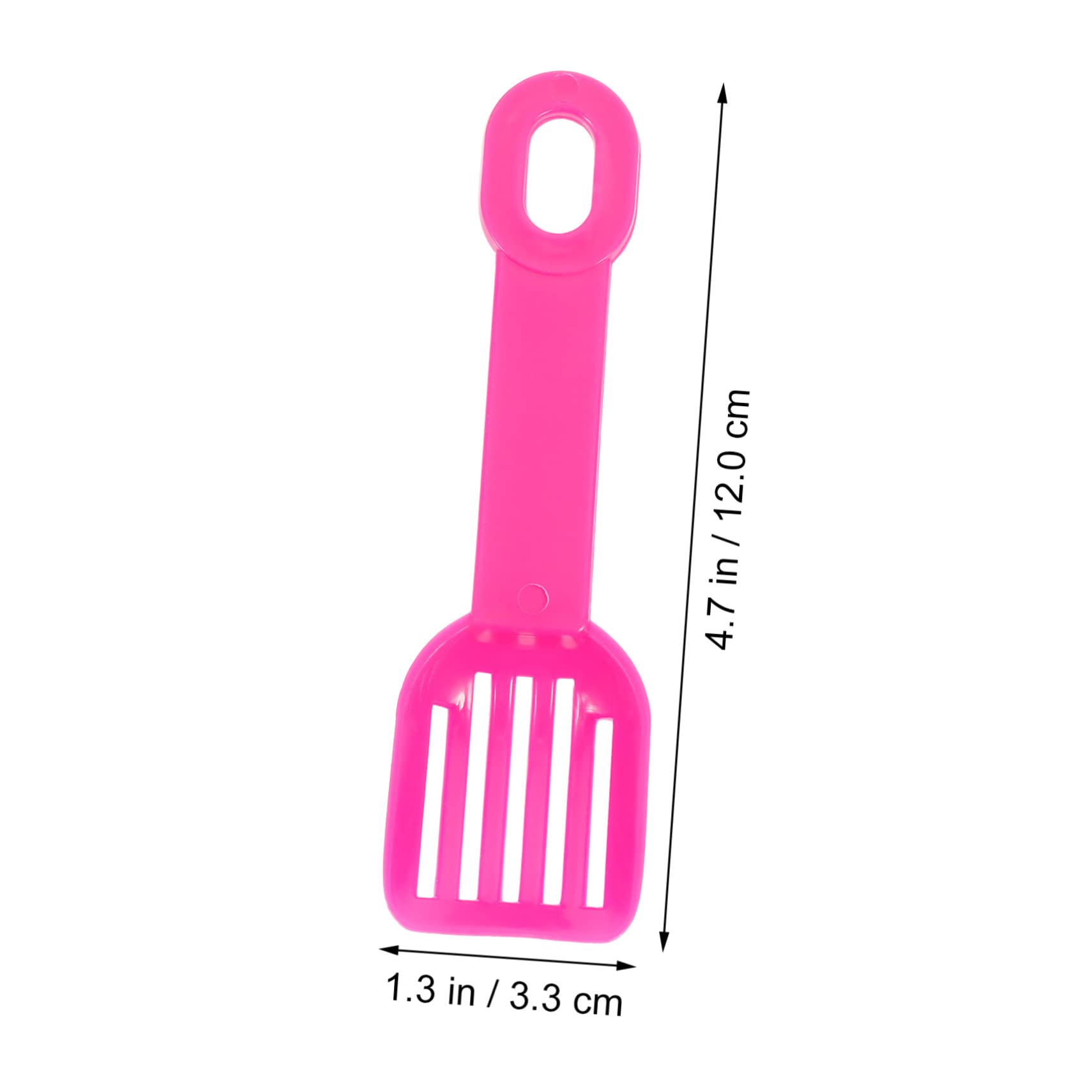 Toddmomy 25Pcs Hamster Litter Cleaning Tool Hollow Out Shovels Easy Pets Safe Smooth Edges for Hassle Use for Cat and Dog Waste Management