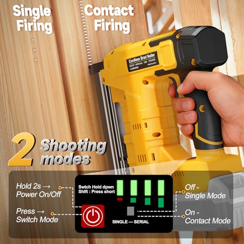 2-in-1 Cordless Brad Nailer Stapler