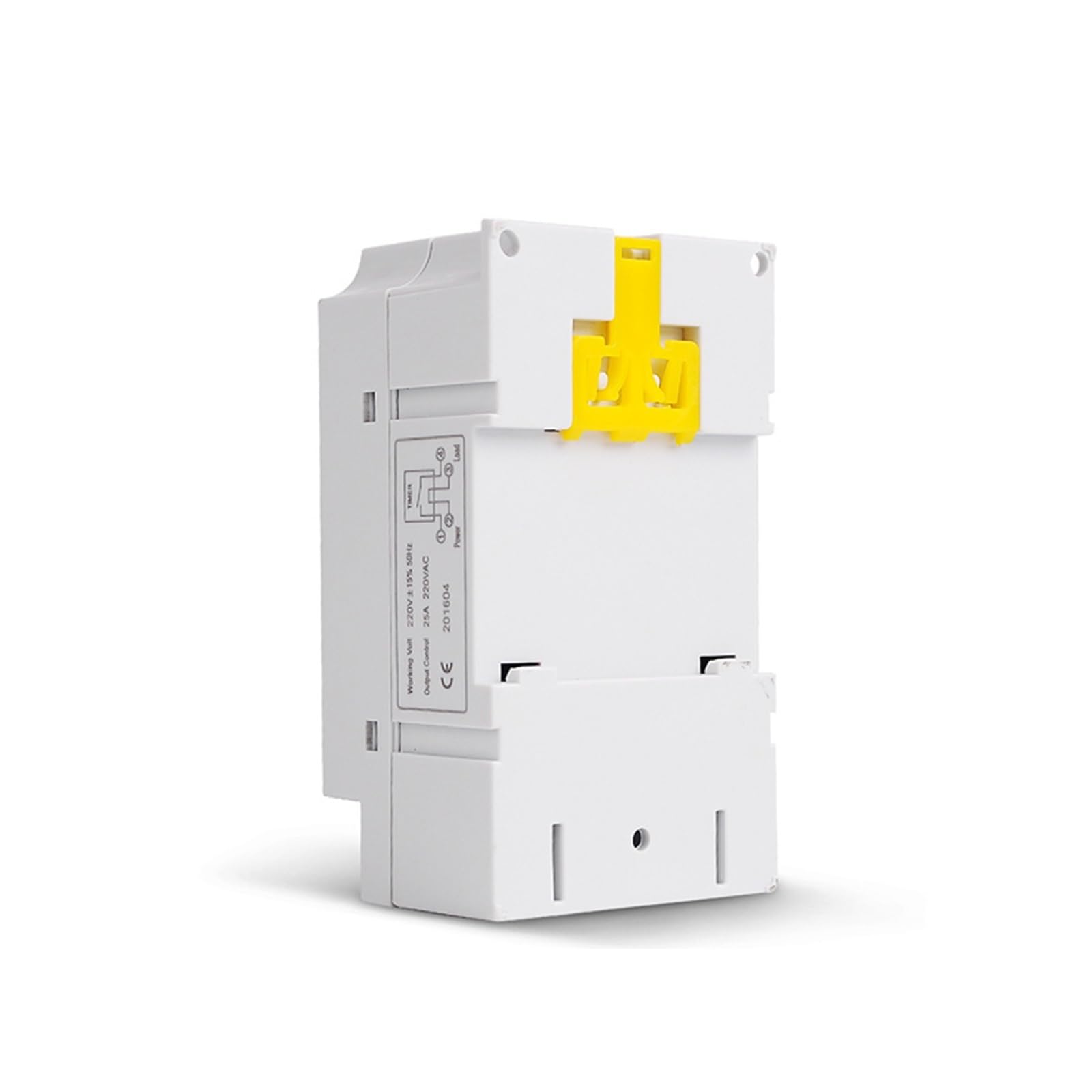 ZERVA 230VAC 30A Carga Pesada 1NO 7 días Temporizador programable semanal, Digital 220V Electrónico Temporizador de intervalo de 1 Segundo Salida de Potencia (Size : 220V)