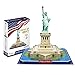 Puzzles 3D, Modeles d'architecture pour Adultes et Enfants, Souvenir de Construction de papercraft et décoration Statue de la Liberté, 40 pièces …
