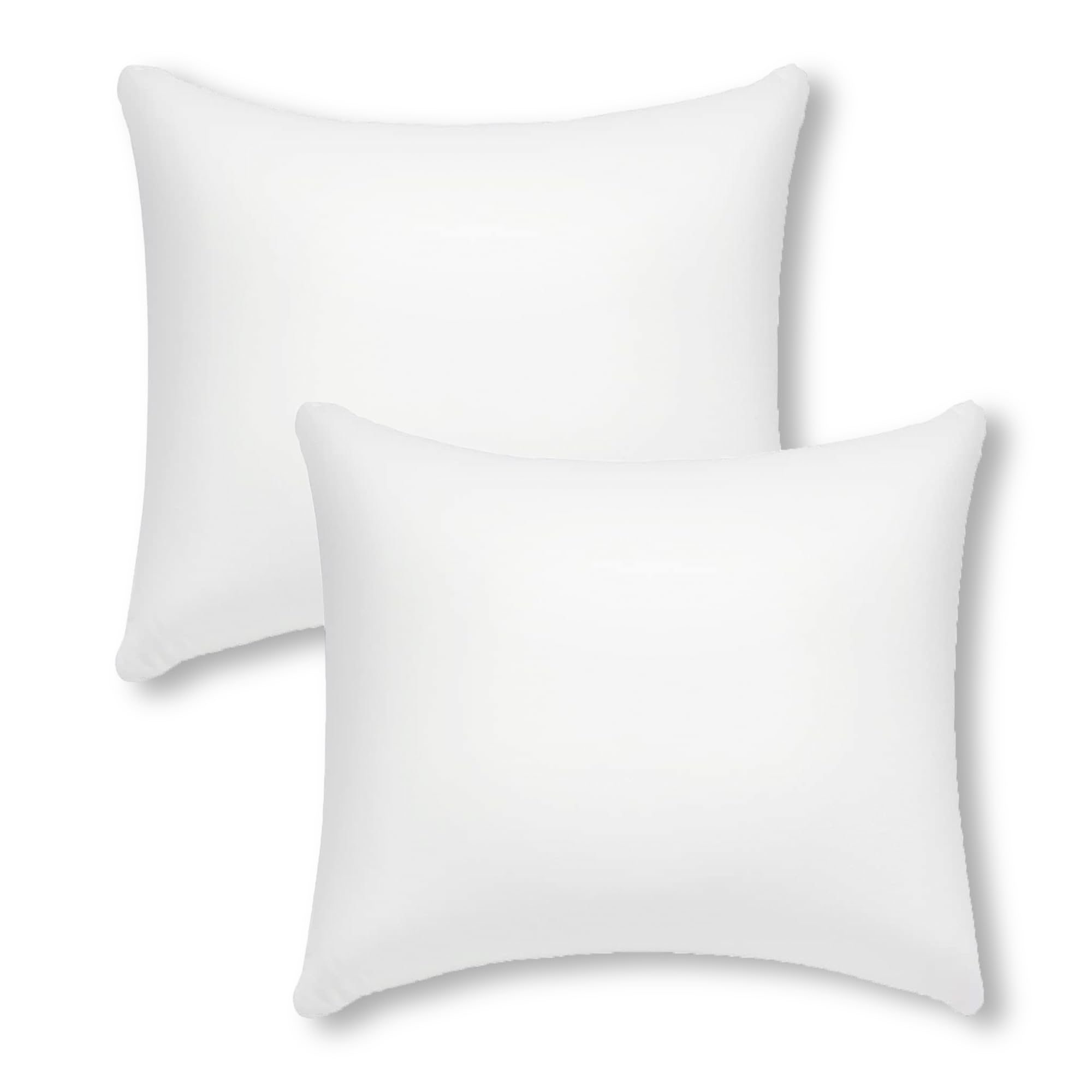 Relleno Cojín 50x50cm (2pcs) HIPO-alergénico Fibra Virgen Siliconada para Fundas Cojines sofá, Decoración y Almohadas de Cama