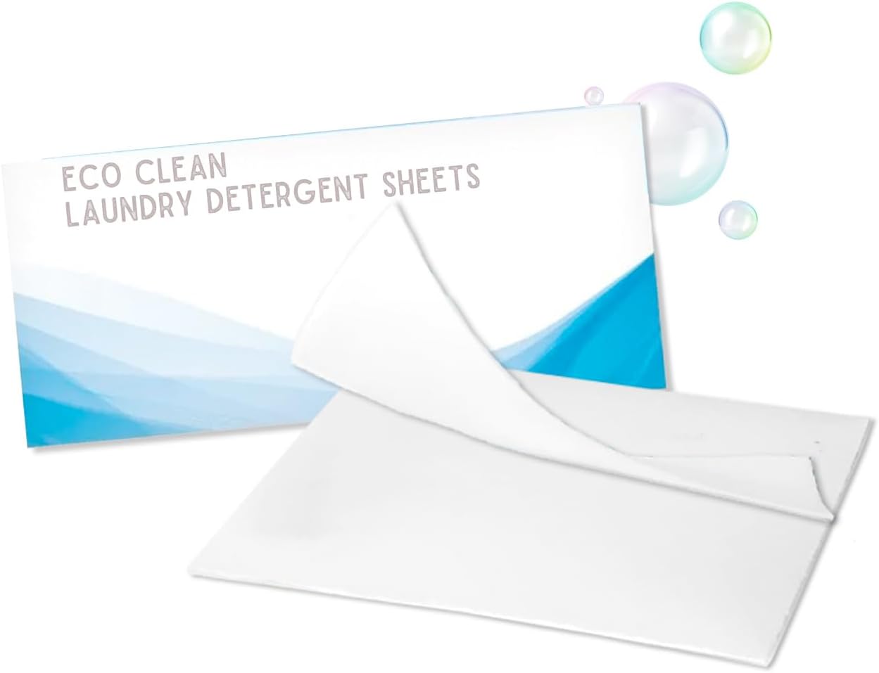 Detergent Sheets, Eco Clean Laundry Concentrated Sheets (Linen, 25 Pack)