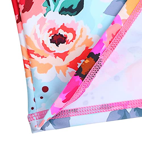 Image of XFGIRLS Girls Swimsuit Toddler Girl Two Piece Long Sleeve Bathing Suit Swimwear Swimming UPF 50+