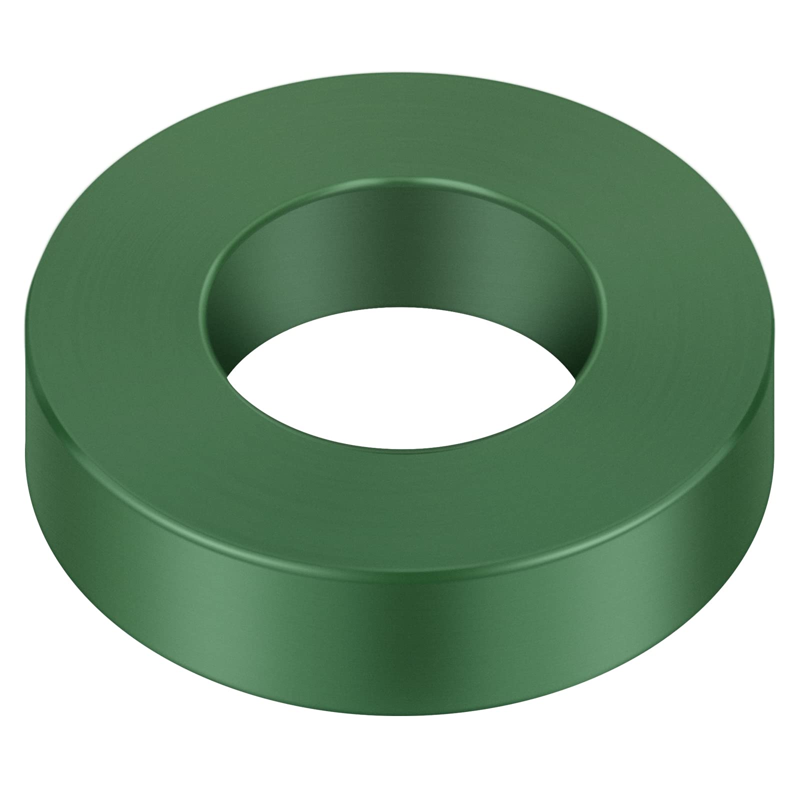 Yaomiao 1 Piece Sprinkler Donut Guards Sprinkler Head Protector for Lawn 6.3 Inch Diameter Green Donut Nylon Rings Reduce Damage from Cars and Lawn Mowers