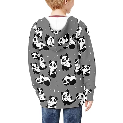 Kids Hoodie Full Zip Hooded Sweatshirt Long Sleeve Cozy Jacket for Boys 6-16 Years Old2