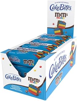 The Original Cakebites by Cookies United, Grab-and-Go Bite-Sized Licensed Snacks (Family Pack, M&M)