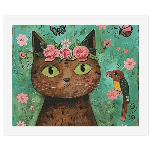 Kit de pintura por número de flores para superar el estrés con óleo digital en lienzo